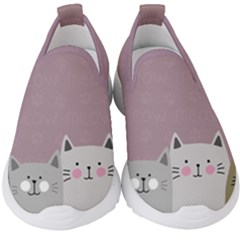 Cute Cats Kids  Slip On Sneakers by Valentinaart