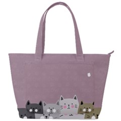 Cute Cats Back Pocket Shoulder Bag 