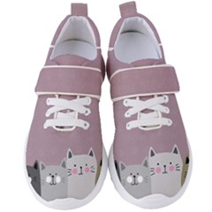 Cute Cats Women s Velcro Strap Shoes by Valentinaart