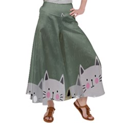 Cute Cats Satin Palazzo Pants by Valentinaart