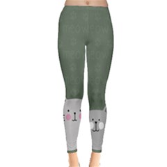 Cute Cats Inside Out Leggings by Valentinaart