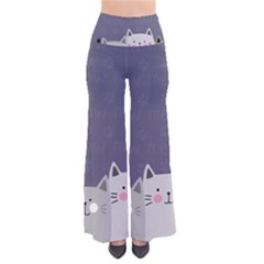 Cute Cats So Vintage Palazzo Pants by Valentinaart