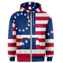 Betsy Ross flag Men s Zipper Hoodie View1