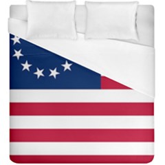 Betsy Ross Flag Duvet Cover (king Size)