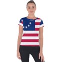 Betsy Ross flag Short Sleeve Sports Top  View1