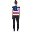 Betsy Ross flag Short Sleeve Sports Top  View2