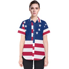 Betsy Ross Flag Women s Short Sleeve Shirt