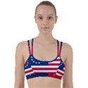 Betsy Ross flag Line Them Up Sports Bra View1