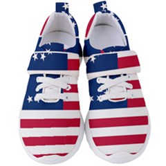 Betsy Ross Flag Women s Velcro Strap Shoes by Valentinaart