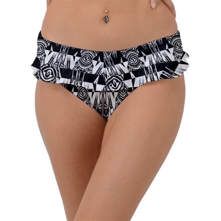 Bw 3 Frill Bikini Bottom