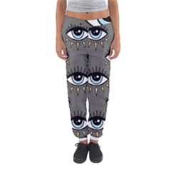 Eyes Pattern Women s Jogger Sweatpants by Valentinaart