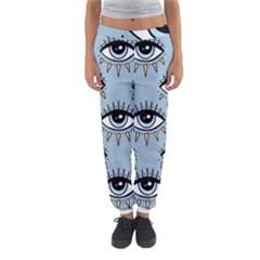 Eyes Pattern Women s Jogger Sweatpants by Valentinaart