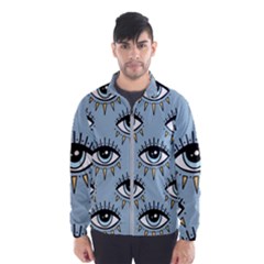 Eyes Pattern Men s Windbreaker