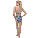 Eyes pattern Plunging Cut Out Swimsuit View2