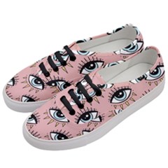 Eyes Pattern Women s Classic Low Top Sneakers by Valentinaart