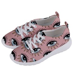 Eyes Pattern Women s Lightweight Sports Shoes by Valentinaart