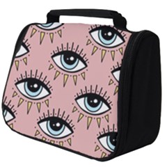 Eyes Pattern Full Print Travel Pouch (big) by Valentinaart