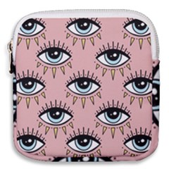 Eyes Pattern Mini Square Pouch by Valentinaart