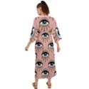 Eyes pattern Grecian Style  Maxi Dress View2