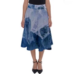 Blue ocean Perfect Length Midi Skirt