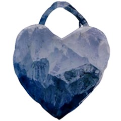 Blue ocean Giant Heart Shaped Tote