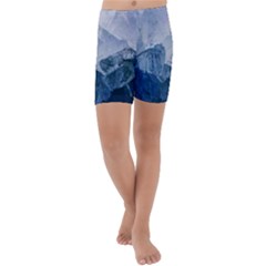 Blue ocean Kids  Lightweight Velour Capri Yoga Leggings