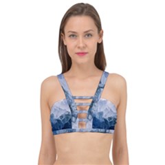 Blue ocean Cage Up Bikini Top