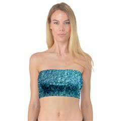 Turquoise Blue Ocean Bandeau Top by retrotoomoderndesigns