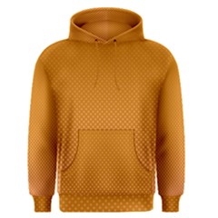 Orange Dotted Grid Men s Pullover Hoodie