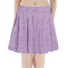 Lavender Elegance Pleated Mini Skirt by retrotoomoderndesigns