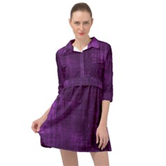 Purple Grunge Mini Skater Shirt Dress by retrotoomoderndesigns