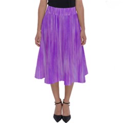 Purple Lavender Splash Perfect Length Midi Skirt by retrotoomoderndesigns