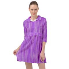 Purple Lavender Splash Mini Skater Shirt Dress by retrotoomoderndesigns