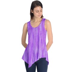 Purple Lavender Splash Sleeveless Tunic by retrotoomoderndesigns