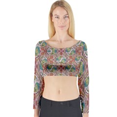 New Arrivals-a-16 Long Sleeve Crop Top by ArtworkByPatrick