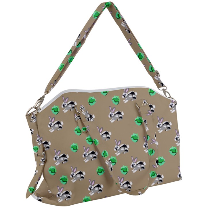 Bunnies pattern Canvas Crossbody Bag