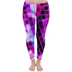 Purple Disco Ball Classic Winter Leggings by essentialimage