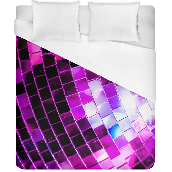 Purple Disco Ball Duvet Cover (California King Size)