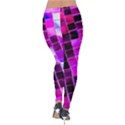 Purple Disco Ball Velvet Leggings View2