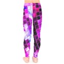 Purple Disco Ball Kids  Legging View2