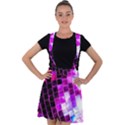 Purple Disco Ball Velvet Suspender Skater Skirt View1