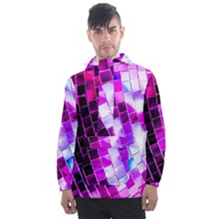 Purple Disco Ball Men s Front Pocket Pullover Windbreaker by essentialimage