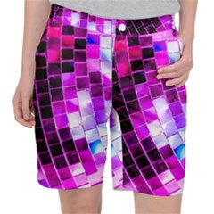 Purple Disco Ball Pocket Shorts by essentialimage