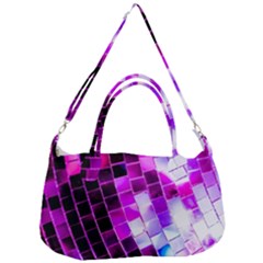 Purple Disco Ball Removal Strap Handbag by essentialimage