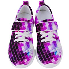 Purple Disco Ball Women s Velcro Strap Shoes by essentialimage