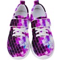 Purple Disco Ball Women s Velcro Strap Shoes View1