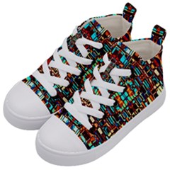 New Arrivals-a-17 Kids  Mid-top Canvas Sneakers by ArtworkByPatrick