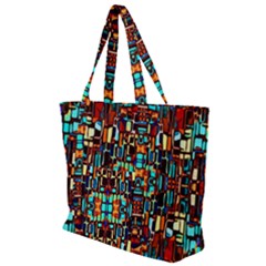 New Arrivals-a-17 Zip Up Canvas Bag by ArtworkByPatrick