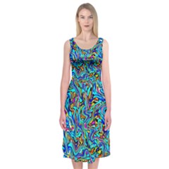 New Arrivals-a-9-10 Midi Sleeveless Dress by ArtworkByPatrick