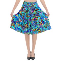 New Arrivals-a-9-10 Flared Midi Skirt by ArtworkByPatrick